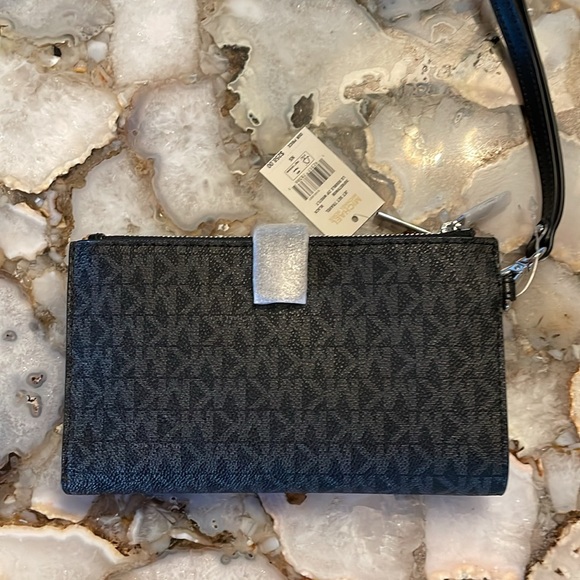 Michael Kors Jet Set Large Double Zip Wallet NWT - Picture 3 of 8